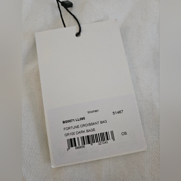 Lemaire Fortune Croissant Bag Dark Sage - Picture 9 of 10